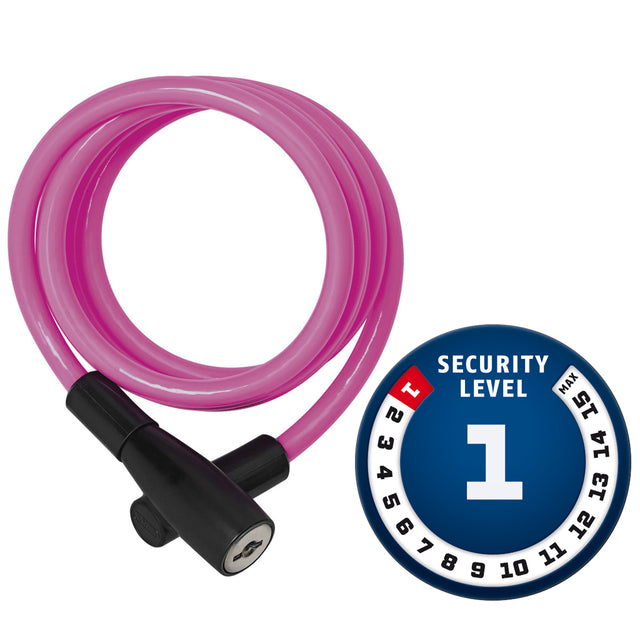 Ključavnica Abus 3506K (120 cm, pink)