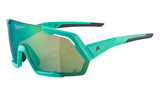 Kolesarska očala Alpina Rocket Q-Lite turquoise matt (»mirror green« leča)