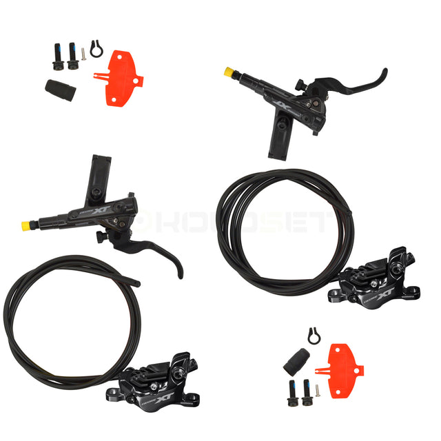 Par hidravličnih disk zavor Shimano Deore XT BL-M8100 + BR-M8120