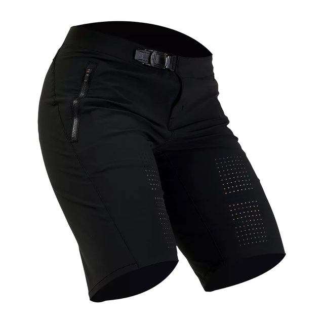 Ženske kratke kolesarske hlače Fox Flexair (black)