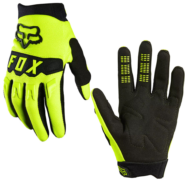 Otroške kolesarske rokavice Fox Dirtpaw (fluorescent yellow)