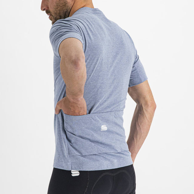 Moška kolesarska majica s kratkimi rokavi Sportful Giara (blue sea)