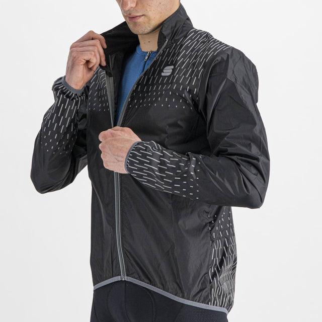 Moška kolesarska vetrovka Sportful Reflex (black)