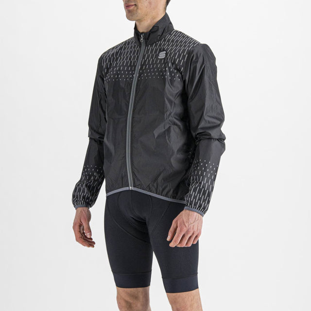 Moška kolesarska vetrovka Sportful Reflex (black)