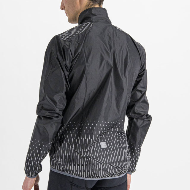 Moška kolesarska vetrovka Sportful Reflex (black)