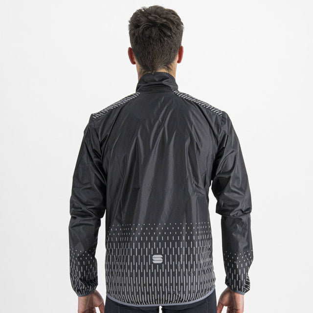 Moška kolesarska vetrovka Sportful Reflex (black)