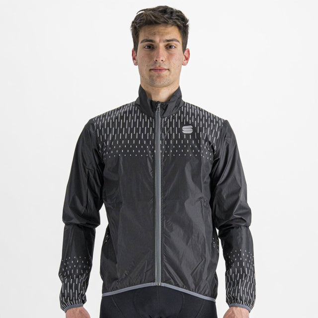 Moška kolesarska vetrovka Sportful Reflex (black)