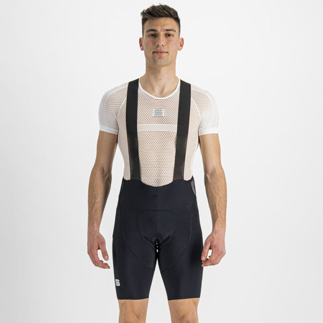Moške kratke kolesarske bib hlače z naramnicami Sportful Classic (black)