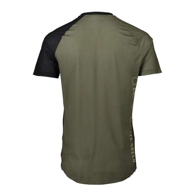 Moški kolesarski dres s kratkimi rokavi POC MTB Pure (epidote green/uranium black)