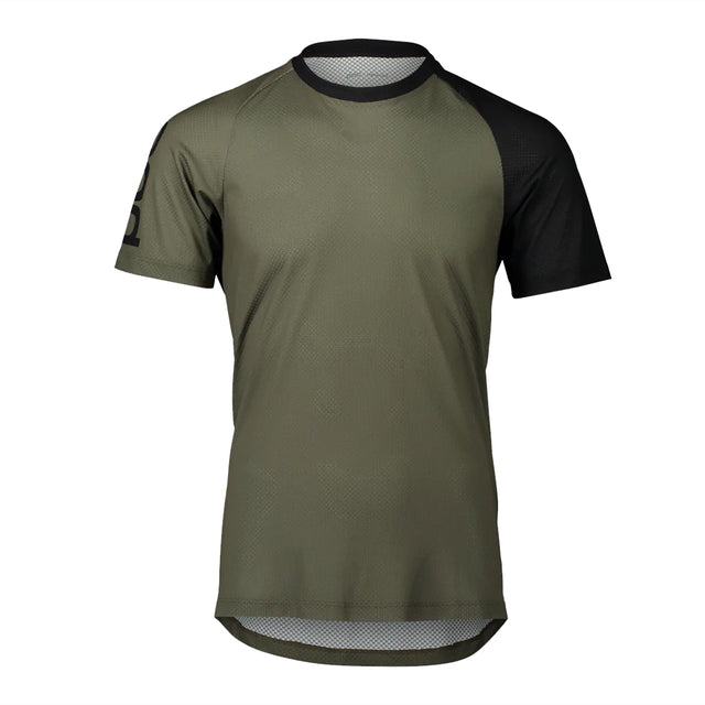 Moški kolesarski dres s kratkimi rokavi POC MTB Pure (epidote green/uranium black)
