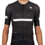 Moški kolesarski dres s kratkimi rokavi Sportful EVO (black)