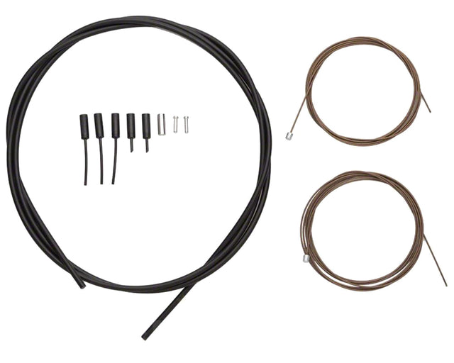 Set bovdnov in žici za prestave Shimano Dura-Ace Road Polymer (black)