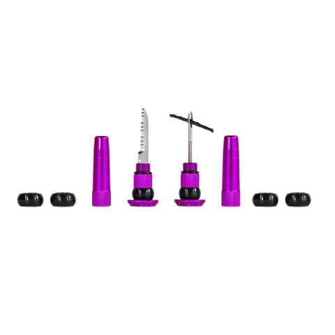 Set za flikanje Muc-Off Stealth Tubeless Puncture Plug (purple)