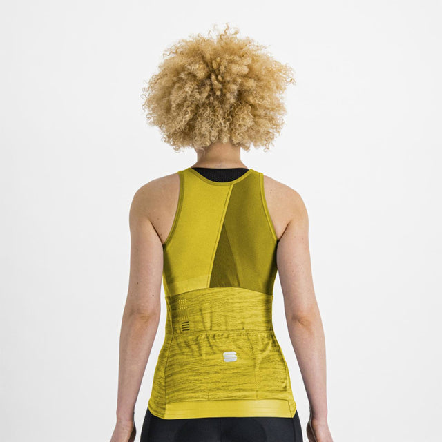 Ženska kolesarska majica brez rokavov Sportful Giara Top (masala)