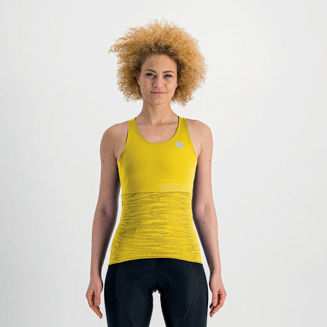 Ženska kolesarska majica brez rokavov Sportful Giara Top (masala)
