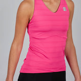 Ženska kolesarska majica brez rokavov Sportful Kelly Top (bubble gum)