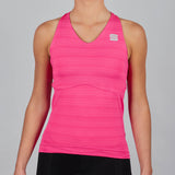 Ženska kolesarska majica brez rokavov Sportful Kelly Top (bubble gum)