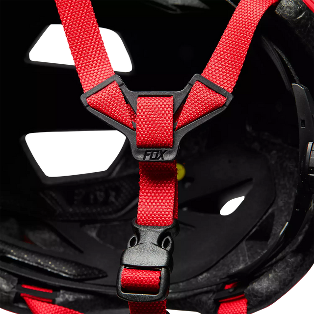 Čelada Fox Mainframe MIPS (fluorescent red)