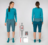 Ženske kratke kolesarske hlače Endura SingleTrack Lite (cayenne)