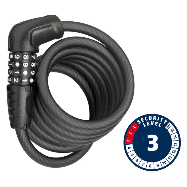 Ključavnica Abus Numero 5510C (180 cm, black)