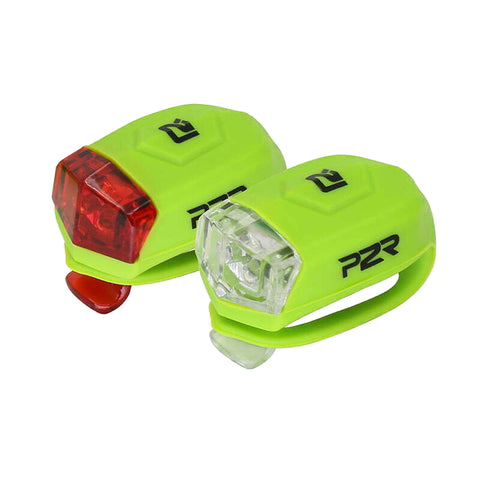 Komplet prednje in zadnje mini lučke P2R Freyo (lime green)