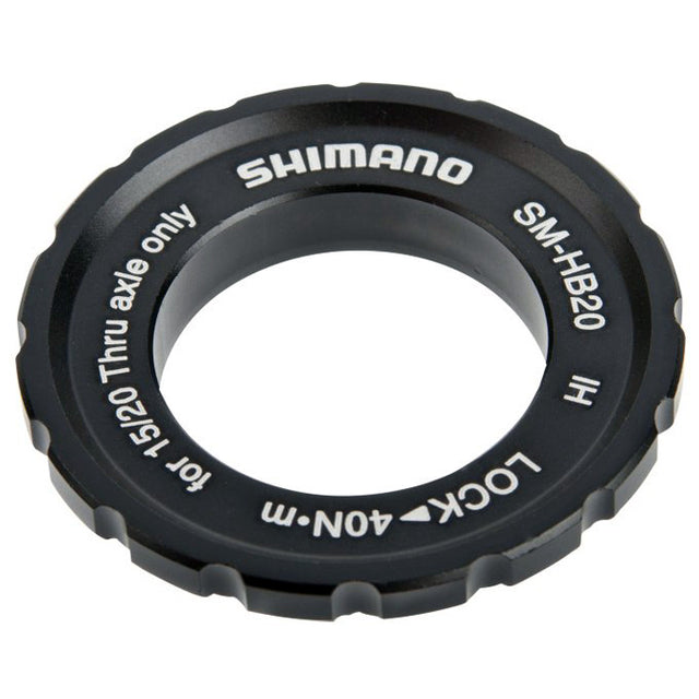 Matica za pritrditev center lock zavornega rotorja Shimano SM-HB20 (15/20 mm)