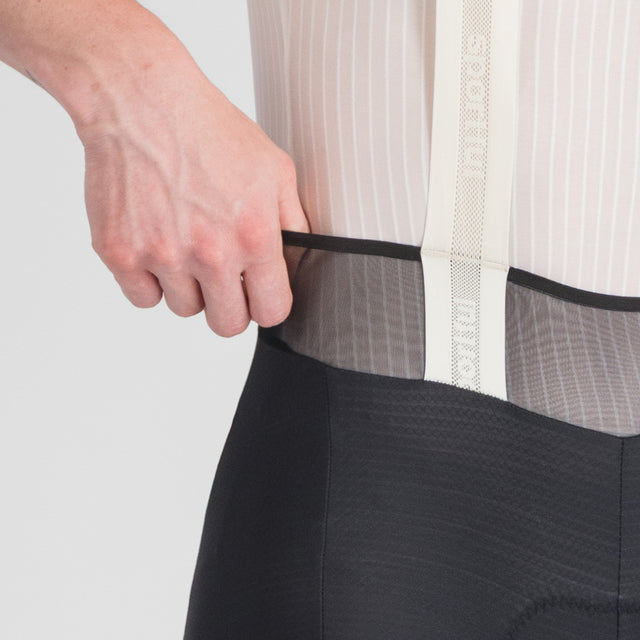 Moške kratke kolesarske bib hlače z naramnicami Sportful Hyperepic (black)