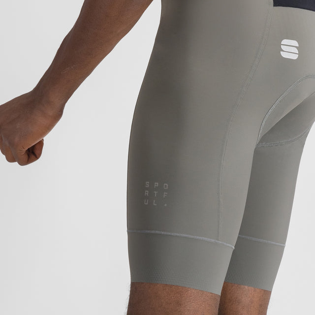 Moške kratke kolesarske bib hlače z naramnicami Sportful SRK (gun metal)
