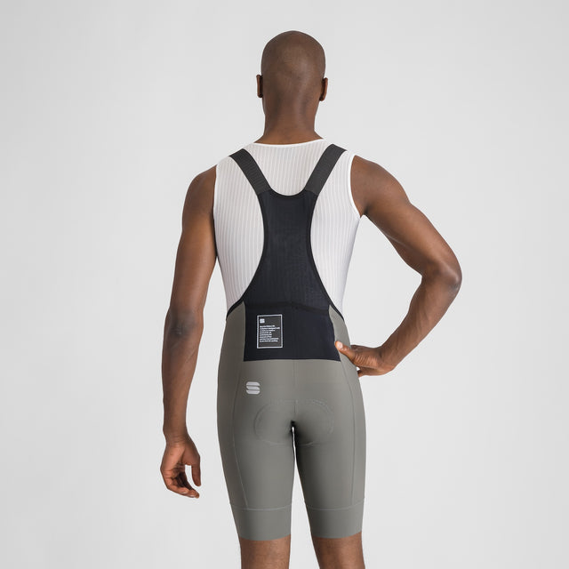 Moške kratke kolesarske bib hlače z naramnicami Sportful SRK (gun metal)