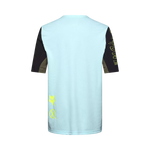 Moški kolesarski dres s kratkimi rokavi Fox Defend Elevated (light blue)