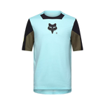 Moški kolesarski dres s kratkimi rokavi Fox Defend Elevated (light blue)