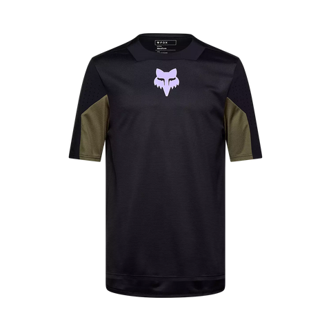 Moški kolesarski dres s kratkimi rokavi Fox Defend Park (black)