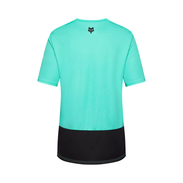 Moški kolesarski dres s kratkimi rokavi Fox Ranger Wordmark (aqua blue)