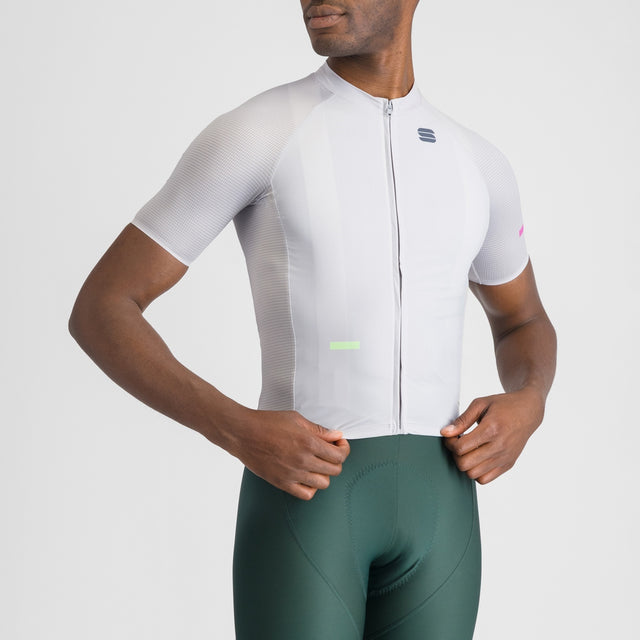 Moški kolesarski dres s kratkimi rokavi Sportful Supernova (stone gray)