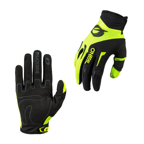 Otroške kolesarske rokavice O'neal Element V.24 (neon yellow/black)