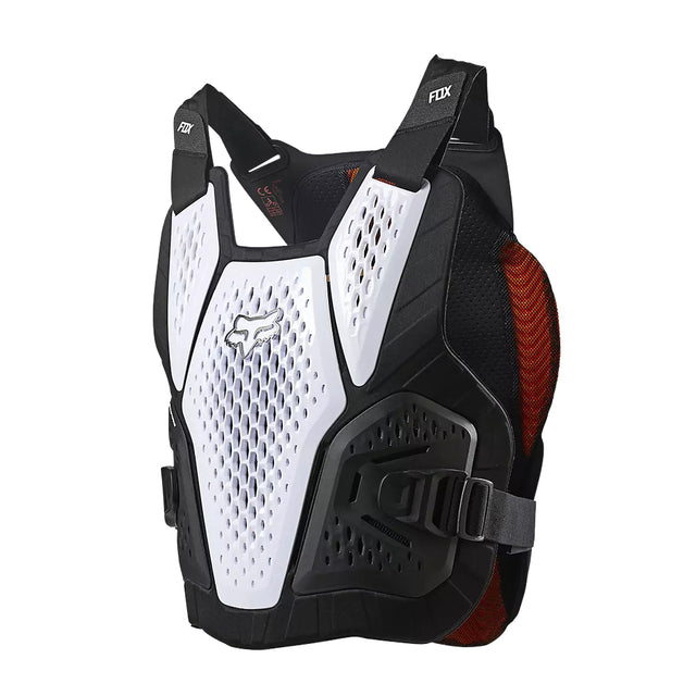 Ščitnik za hrbet in prsni koš Fox Raceframe Impact d3o® (soft back, white)