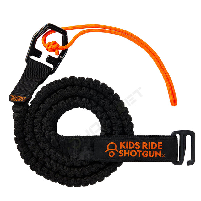 Vrv za vleko kolesa Quick Fit Kids Ride Shotgun (črna)