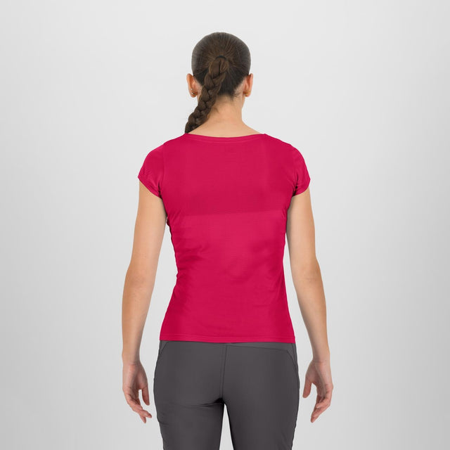 Ženska športna majica s kratkimi rokavi Karpos W Loma EVO (virtual pink)