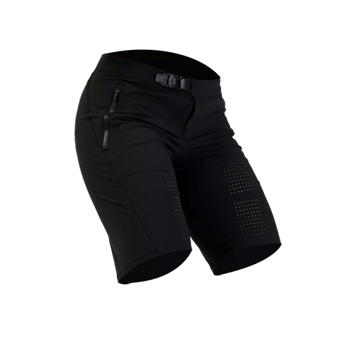 Ženske kratke kolesarske hlače Fox Flexair (black)