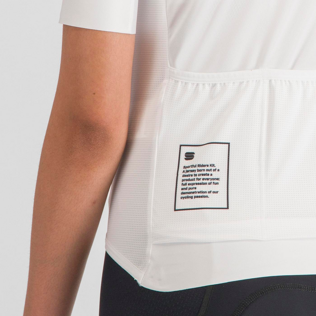 Ženski kolesarski dres s kratkimi rokavi Sportful SRK (white)