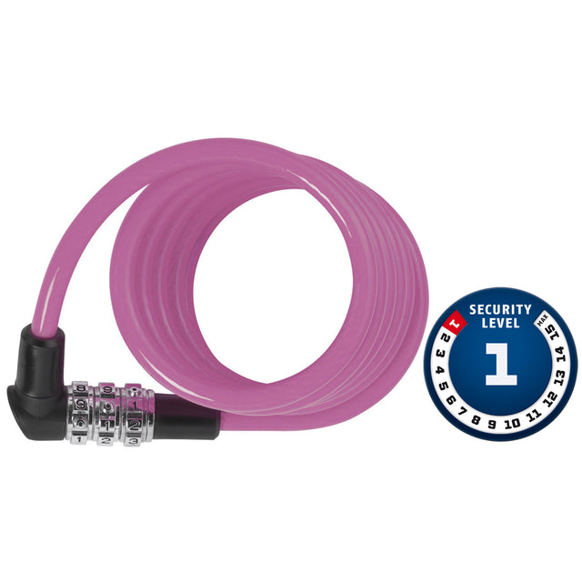 Ključavnica Abus 3506C (120 cm, pink)