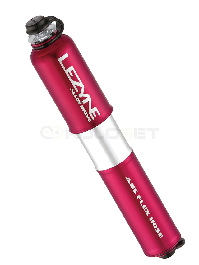 Mini tlačilka Lezyne Alloy Drive (small, red)