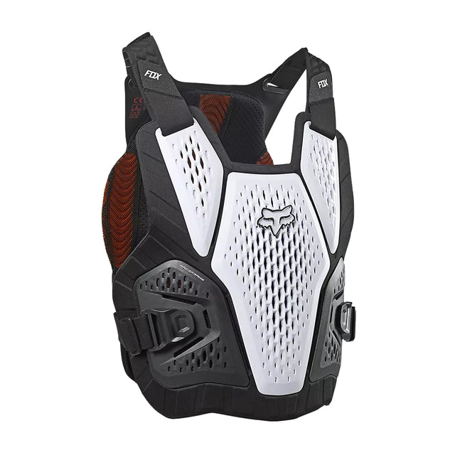 Ščitnik za hrbet in prsni koš Fox Raceframe Impact d3o® (soft back, white)