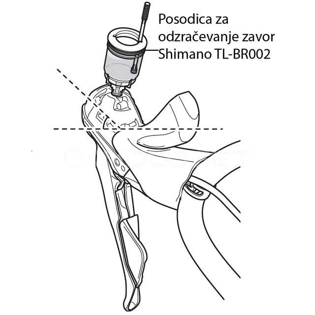 Posodica za odzračevanje zavor Shimano TL-BR002 (cesta/gravel)