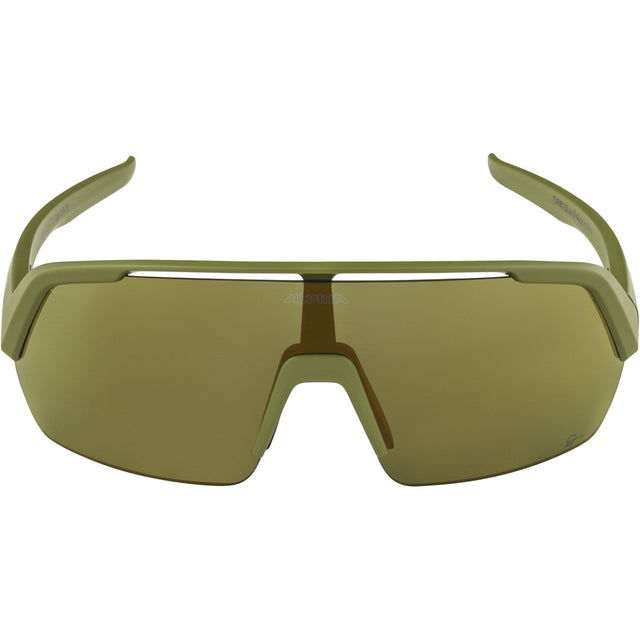Kolesarska očala Alpina Turbo HR Q-Lite olive matt (»mirror bronze« leča)