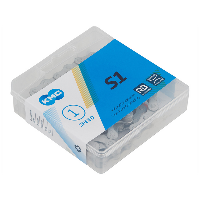 Veriga KMC S1 RB wide/matt silver (1 prestava)