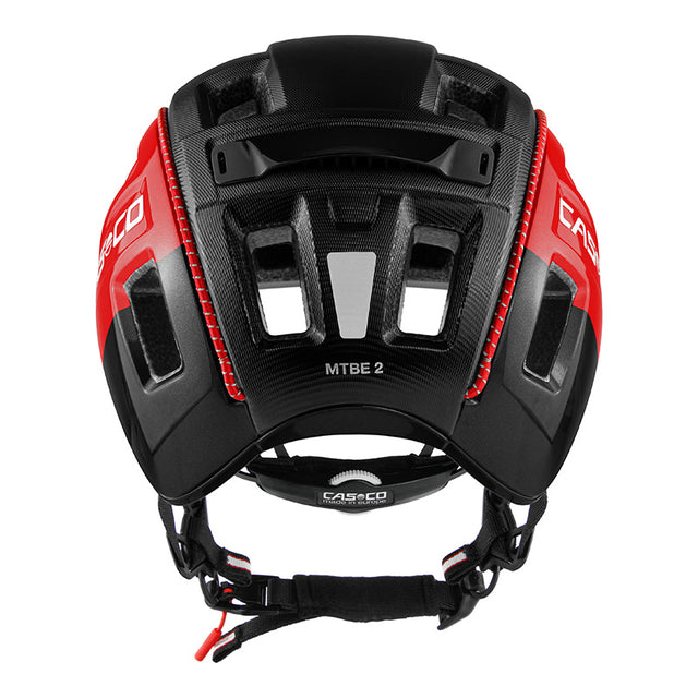 Čelada Casco MTBE 2 (black red matt)
