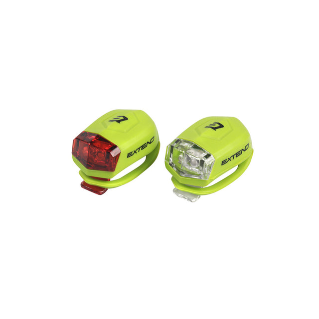 Komplet prednje in zadnje mini lučke Extend Froggies (lime)