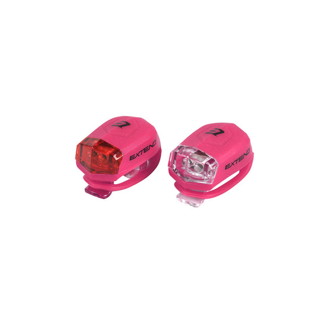 Komplet prednje in zadnje mini lučke Extend Froggies (pink)