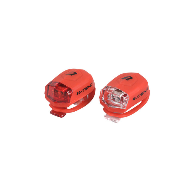 Komplet prednje in zadnje mini lučke Extend Froggies (red)